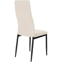 CLP Eetkamerstoel Mayfair Kunstleer - Creme -VIDAXL Winkel f646614fbad54507b145c554f002b562