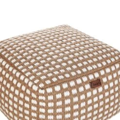 CHILAR - Poef - Beige - 50 X 50 X 30 Cm - Katoen -VIDAXL Winkel f651e2c2e32a4716bf7b7b1cfb2ffbf2