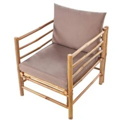 CERRETO - Tuinstoel - Taupe - Bamboe -VIDAXL Winkel f6a417aca66a4dc4bea7d4d759b379c4