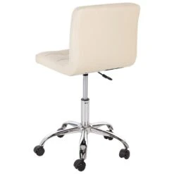 MARION - Bureaustoel - Beige - Kunstleer -VIDAXL Winkel f6b797b39d1d461babe7b8db89b097ba