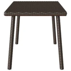 VidaXL - Tuin Salontafel - Bruin - Poly Rattan - 80 X 40 X 37 Cm -VIDAXL Winkel f724cf57f05c4054b694639cf2a9d368