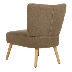 VAASA - Fauteuil - Bruin - Polyester -VIDAXL Winkel f7a9361fc6974ba9bc078f3f03aae17c