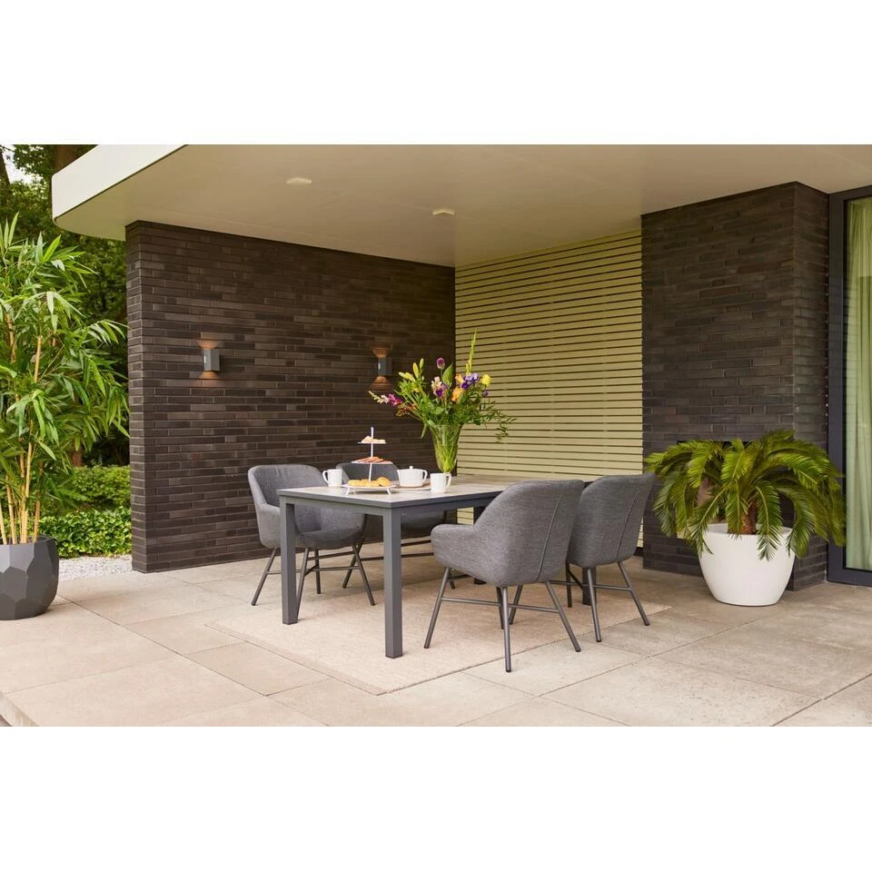 Hartman Comino Dining Tuintafel 163x105 Cm. - Keramiek/Grijs 3 Hartman Comino Dining Tuintafel 163x105 Cm. - Keramiek/Grijs - Afbeelding 3