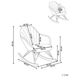 SKALE - Schommelstoel - Taupe - Polyester -VIDAXL Winkel f7f55cc19bde4aa8be31c2e5122605e7