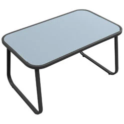 Happy Garden Tuinmeubilair TENERIFE - Zwart - Plastic -VIDAXL Winkel f81910435b4d4be98ae3ca66c665855b