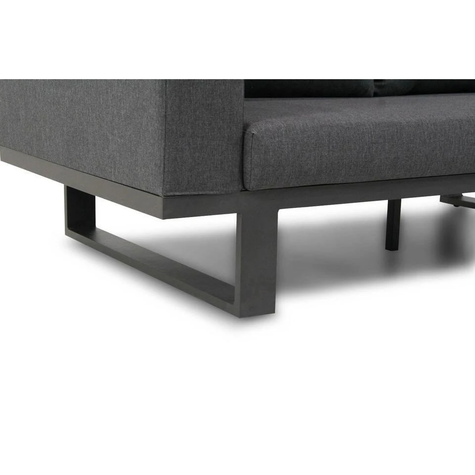 Hoek Loungeset 5 Personen Aluminium/Outdoor Textiel Grijs Lifestyle Garden 12 Hoek Loungeset 5 Personen Aluminium/Outdoor Textiel Grijs Lifestyle Garden - Afbeelding 12