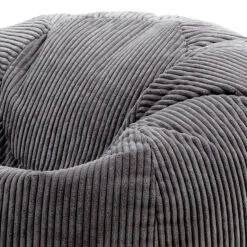 Icon Zitzak Kingston - Corduroy Zitzak Volwassenen - Houtskool -VIDAXL Winkel f8e70a78495243e6bfaa293fde963f0c