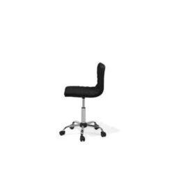 Beliani Bureaustoel ORLANDO - Zwart Polyester -VIDAXL Winkel f9544f56008340b89bb24fed7307d02b