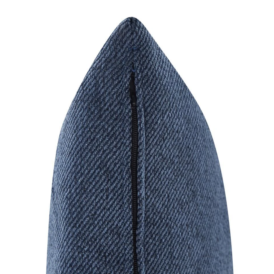 DALBY - Fauteuil - Blauw - Stof 8 DALBY - Fauteuil - Blauw - Stof - Afbeelding 8