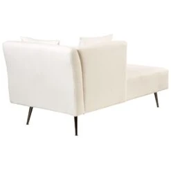 RIOM - Chaise Longue - Wit - Rechtszijdig - Stof -VIDAXL Winkel fa845369de584017846e89a43c1481b2