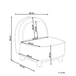 FABORG - Kinderstoel - Blauw - Polyester -VIDAXL Winkel fb64bd3571f44879a7cc62d91f125bdc
