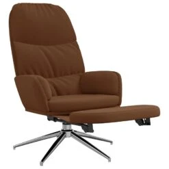 VidaXL Relaxstoel Met Voetensteun Kunstsuède Bruin 6 VidaXL Relaxstoel Met Voetensteun Kunstsuède Bruin -VIDAXL Winkel fc24534dce55471dbc44b4883d7418da