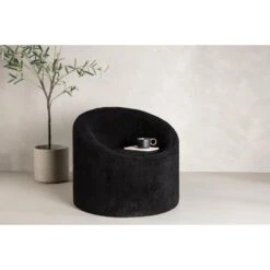 Svea - Nuko Fauteuil - Teddy - Zwart -VIDAXL Winkel fcf2344c78c44d98914e8966ec6e0834