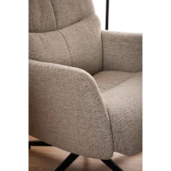 Hioshop London Fauteuil Recliner Met Voetenbank Bouclé Beige -VIDAXL Winkel fe52b183b5294862b8fe31288fe34b05