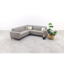 VDG Boavista Sunbrella Hoekbank (3-delig) - Nature Grey -VIDAXL Winkel fe5a83c525de4c98b6eaae2f940eeb3a