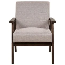 ASNES - Fauteuil - Taupe - Polyester -VIDAXL Winkel ff4e78287418483695bfaa1e5cc0ba73