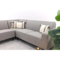 VDG Boavista Sunbrella Hoekbank (3-delig) - Nature Grey -VIDAXL Winkel ffffad09b0004ccf9ccf5f695c8f02eb