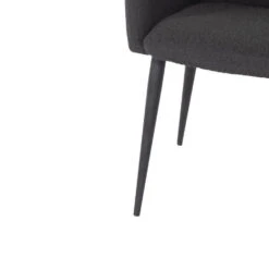 Eetkamerstoel Zwart Boucle - 37x57x82cm - Ellis - Set Van 2 -VIDAXL Winkel ffffd386a3474df2b339646d3b5cfdf1