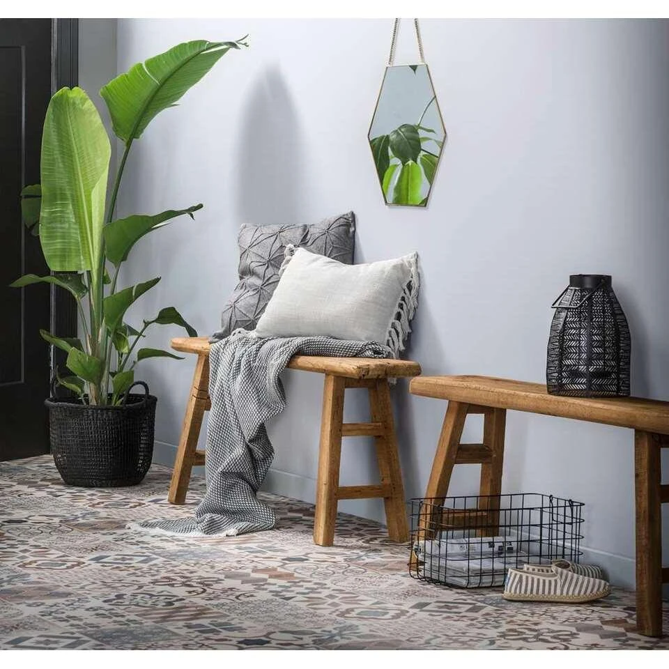 Bank Bruce - Naturel - 50x120x25 Cm 3 Bank Bruce - Naturel - 50x120x25 Cm - Afbeelding 3