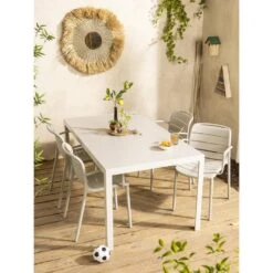 Stapelstoel Nice - Kunststof/zand -VIDAXL Winkel sf 50101146