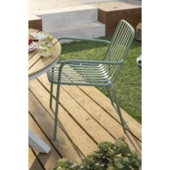 Stapelstoel Vence - Metaal Lichtgroen - 82x55x62 Cm -VIDAXL Winkel sf 50105164 03