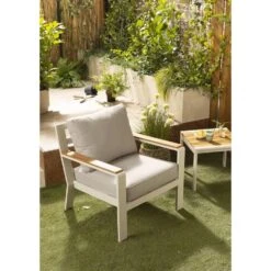 Loungefauteuil Biarritz - Zand/naturel -VIDAXL Winkel sf 50105525 02