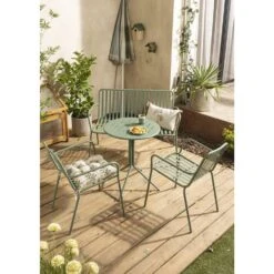 Bistrotafel Vence - Groen - 70xØ60 Cm -VIDAXL Winkel sf 50155231