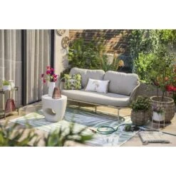 Loungebank Fermo 2,5 Zits - Zand - 75x180x81 Cm -VIDAXL Winkel sf 50205132 01