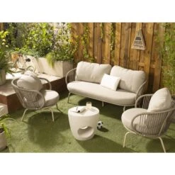 Loungebank Fermo 2,5 Zits - Zand - 75x180x81 Cm -VIDAXL Winkel sf 50205132 10