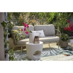 Loungebank Fermo 2,5 Zits - Zand - 75x180x81 Cm -VIDAXL Winkel sf 50205132